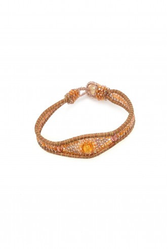 Leather Almondine Bracelet Leather Almondine Bracelet